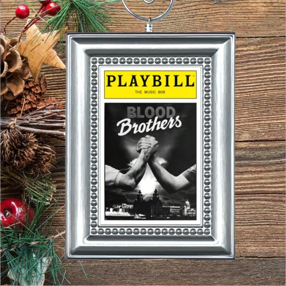 Blood Brothers Broadway Musical Playbill Christmas‎ Tree Ornament